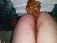Poop Fetish DVD - Hairy ass with huge poop